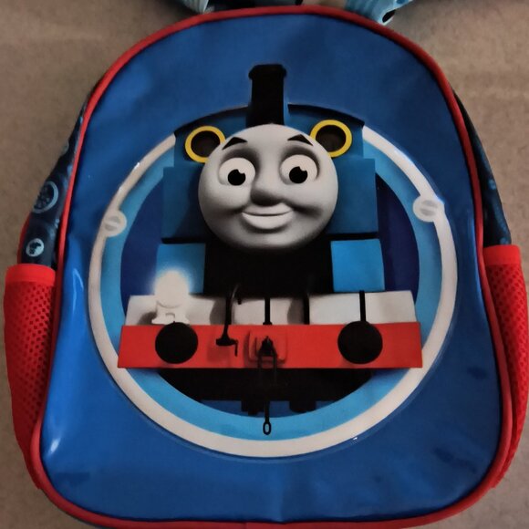 Thomas the Tank engine bundle toys, sheets, hat, cars, knapsack, throw - Picture 7 of 13